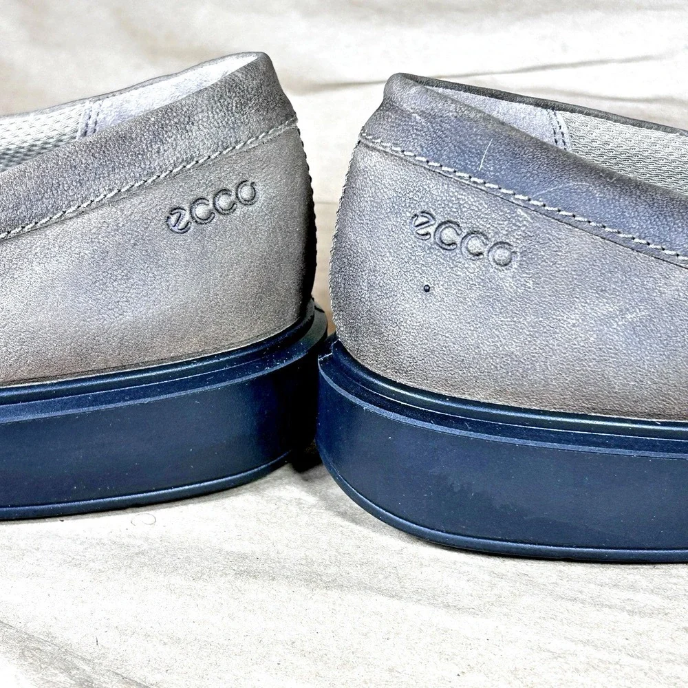 Ecco Men's US 9 - 9.5 EU 43 HELSINKI 2.0 Loafer Slip On‎ Taupe Leather Shoes
